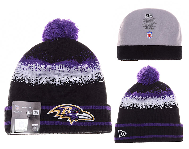 Baltimore Ravens Knit Hats 042